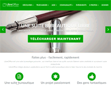 Tablet Screenshot of fr.libreoffice.org