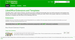 Desktop Screenshot of extensions.libreoffice.org