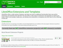 Tablet Screenshot of extensions.libreoffice.org