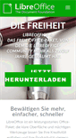Mobile Screenshot of de.libreoffice.org