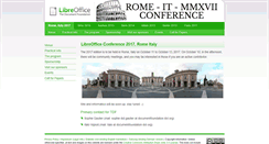 Desktop Screenshot of conference.libreoffice.org