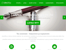 Tablet Screenshot of fi.libreoffice.org