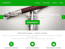 Tablet Screenshot of lt.libreoffice.org
