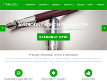 Tablet Screenshot of cs.libreoffice.org