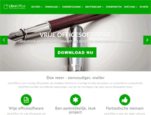 Tablet Screenshot of nl.libreoffice.org